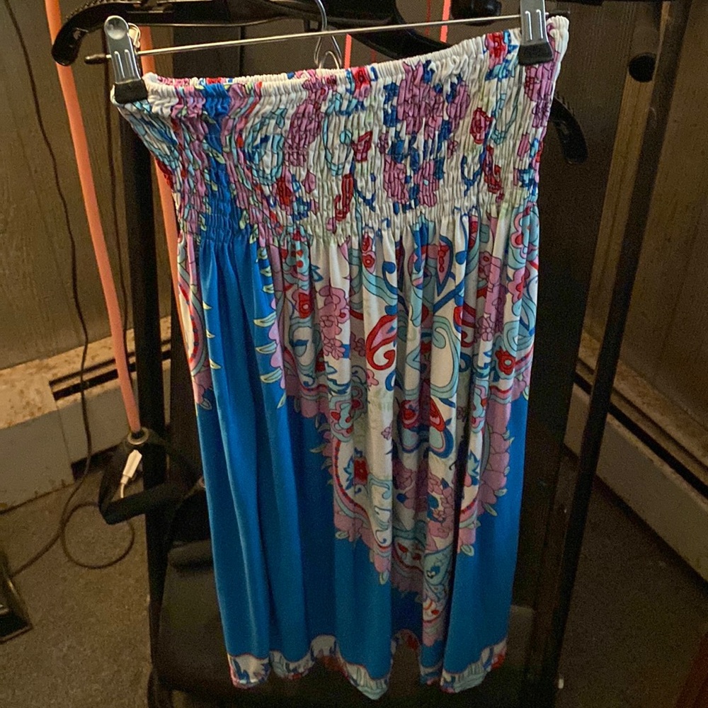 Woman’s floral tube top dress one size fits all